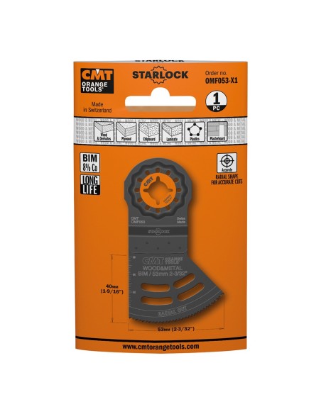 LAME DUAL-TEC COUPE PARFAITE BOIS/ABRASIFS BIM