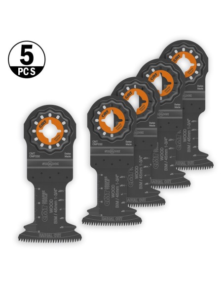 45mm Lama taglio di precisione a dentatura doppia 'Giapponese' per legno. Lunga durata.
