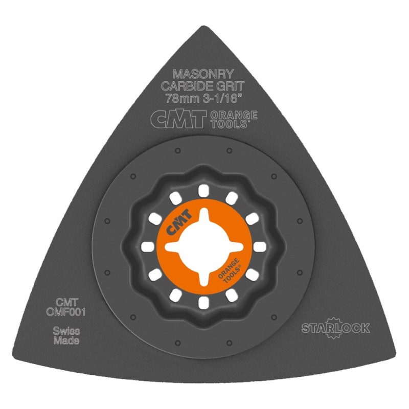 80mm Râpe triangulaire à concrétion carbure