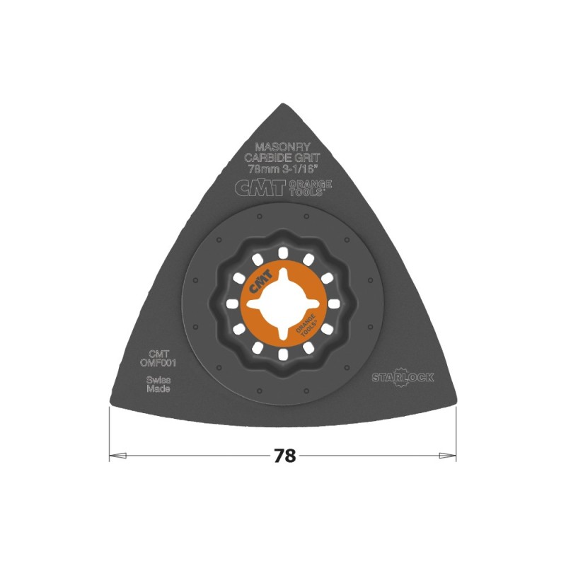 80mm (3-1/8") Carbide Grit Delta Rasp