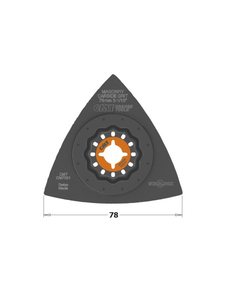 80mm (3-1/8") Carbide Grit Delta Rasp
