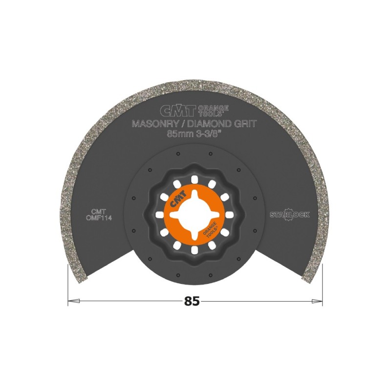 75mm Lama segmentata extra-long life con rivestimento diamantato