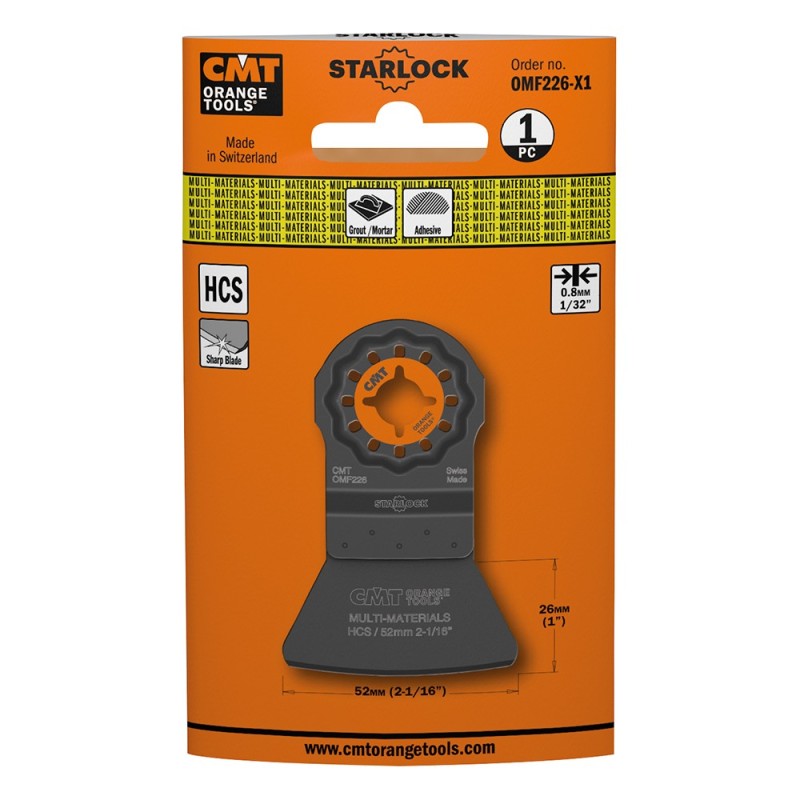 52mm Rascadora rígida para todos materiales