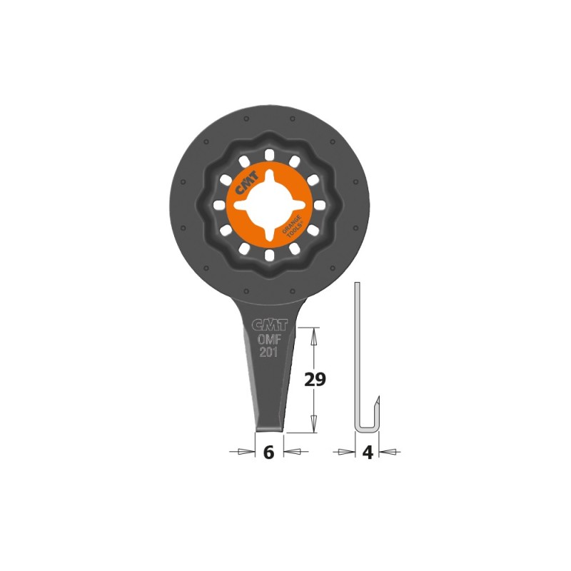 4mm Lame inclinée