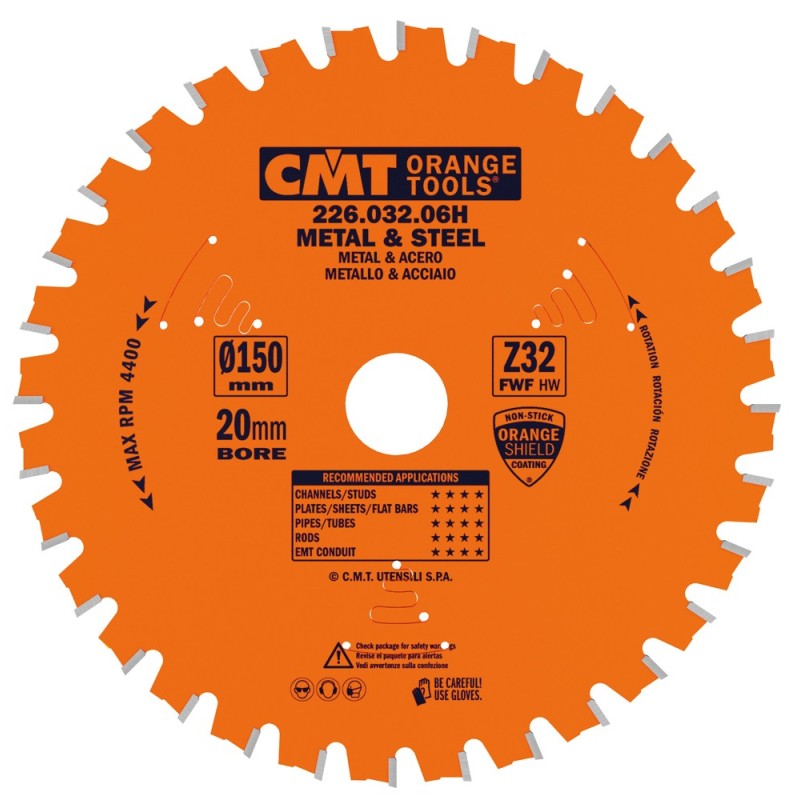 Industrial dry cutter circular saw blades