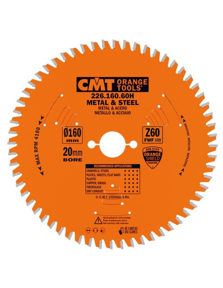 Lames circulaires industrielles pour matériaux ferreux et PVC