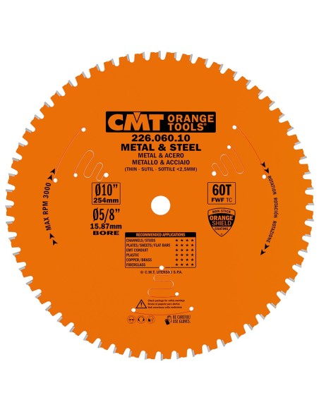 Industrial dry cutter circular saw blades