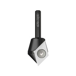 V-grooving & signmaking router bits with indexable knives (90°)