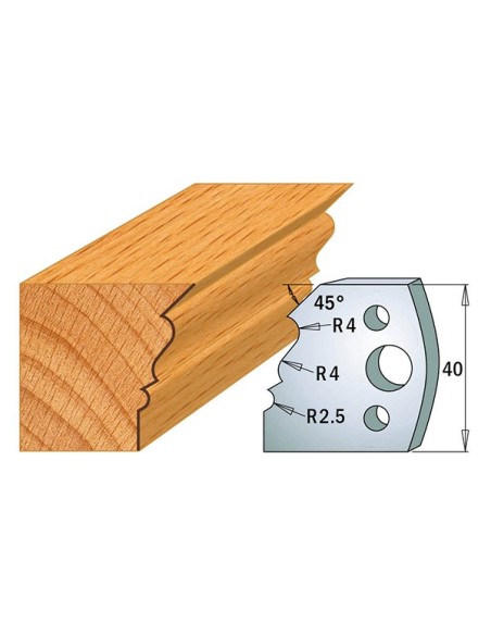 Couteaux profilés 690.107 Limiteurs 691.107