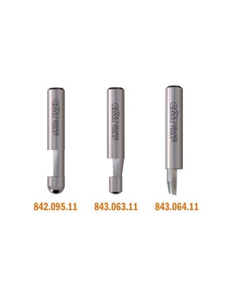 Combination trimmer router bits