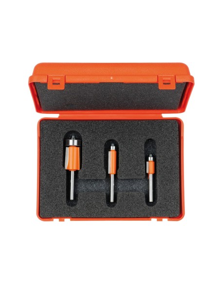 3 piece flush trim bit set