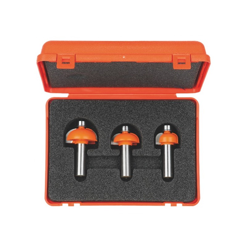 3 piece cove router bit sets