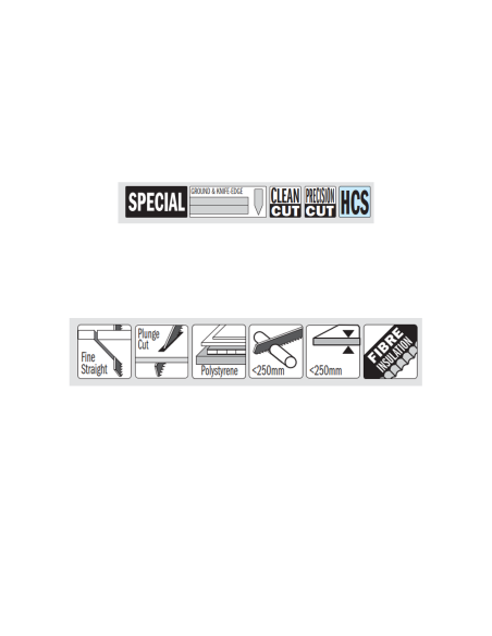 For Cutting Polystyrene and Fibre Insulation