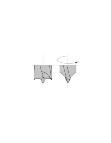 2 Flute Dowel Drills, S10mm - L57.5mm