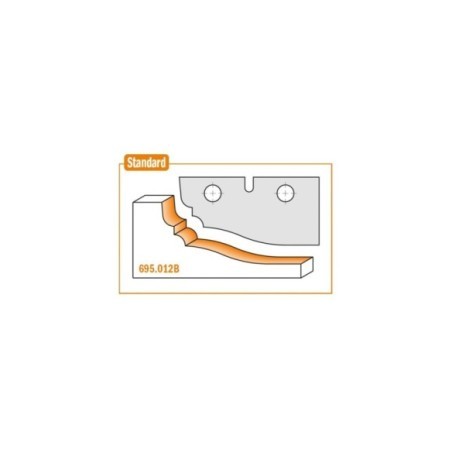Raised panel cutter heads