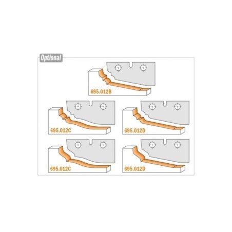 Raised panel cutter heads