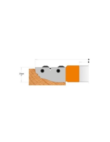 Porte-outils à plate-bande horizontale