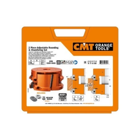 Jeux de porte-outils à arrondir et à chanfreiner (2 pcs.)