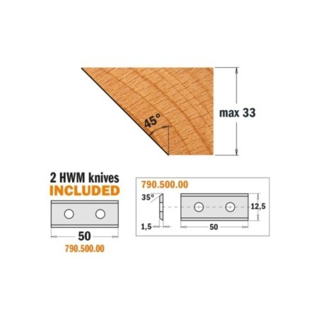 45° Chamfer Cutter Heads