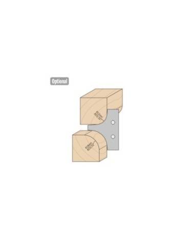Multiradius roundover cutter heads