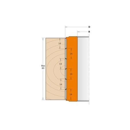 Planing and jointing spiral cutter heads