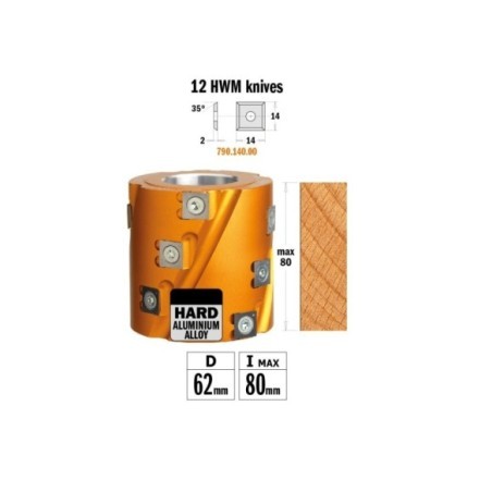 Porte-outils de rabotage hélicoïdal