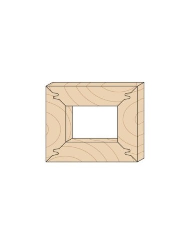 Porte-outils bouvetage d’angle 45°