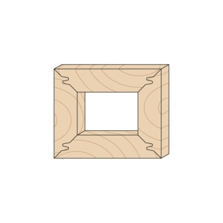 Porte-outils bouvetage d’angle 45°
