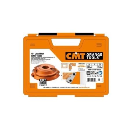 45° lock miter cutter heads