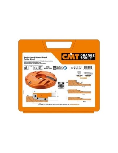 Professional raised panel cutter heads