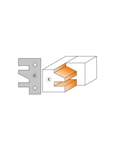 One piece rail & stile cutter heads