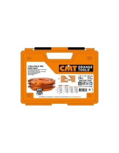 One piece rail & stile cutter heads