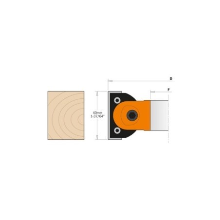 Porte-outils réglables à chanfreiner ±45°