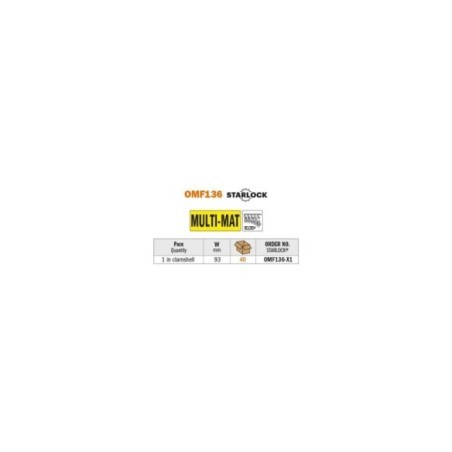 93mm (3-5/8") Delta Sanding Pad, perforated