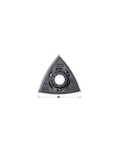 93mm (3-5/8") Delta Sanding Pad, perforated