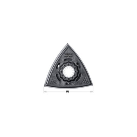 93mm (3-5/8") Delta Sanding Pad, perforated