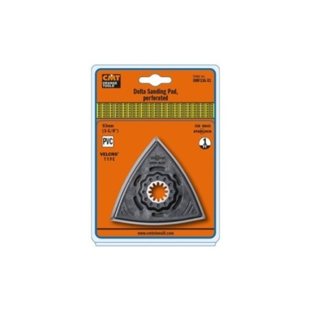 93mm (3-5/8") Delta Sanding Pad, perforated