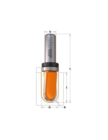 Round nose router bits