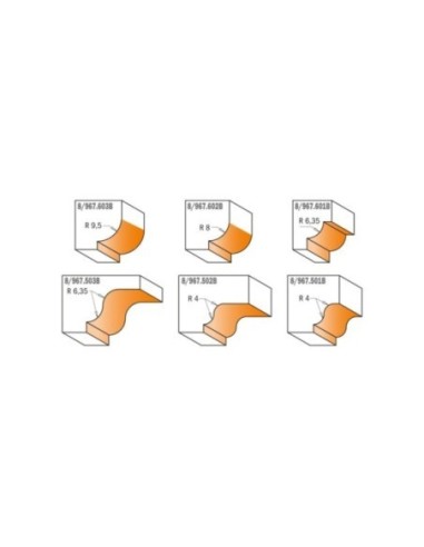 Molding router bits