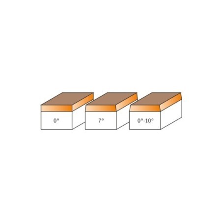 Combination trimmer router bits