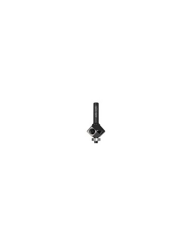 Chamfer router bits with insert knives