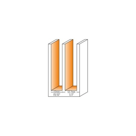 Straight router bits with insert knives
