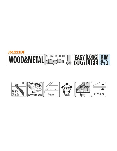 For Cutting Wood with Nails or Metal, glass fibre Reinforced Plastic, Epoxy