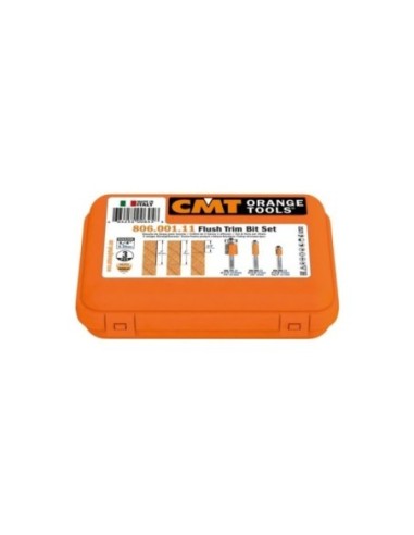 3 piece flush trim bit set