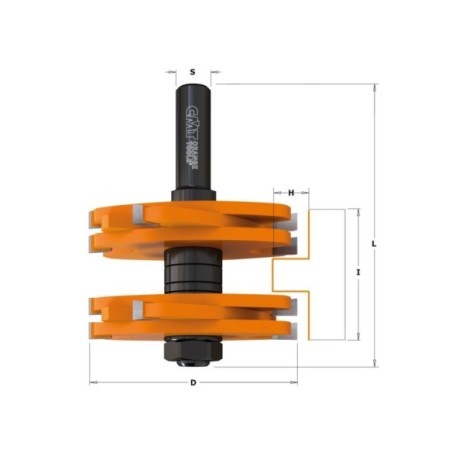 Tenon cutting router bits