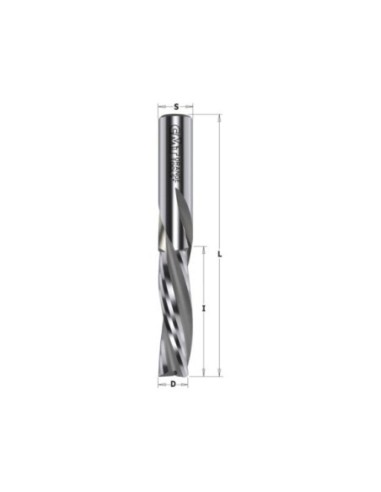 Fraises à coupes hélicoïdales négatives