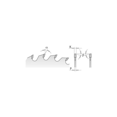 Industrial rip & crosscut circular saw blades