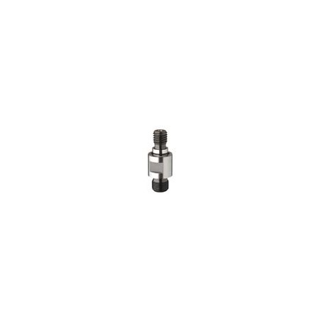 Adaptors with threaded shank for interchangeable bits