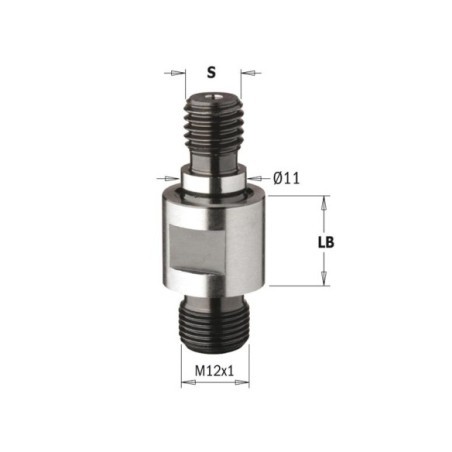 Queues filetées pour mèches interchangeables