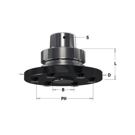 CMT 183.422.30 | HSK-F63 Aufnahmedorn für CNC-Nutfräserblätter | Mobiltecnica